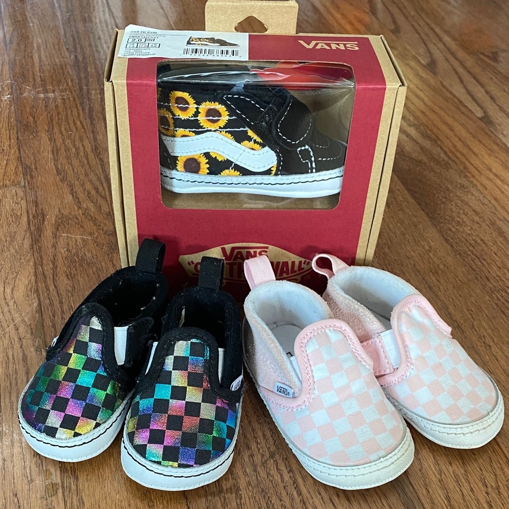 Baby girl Vans shoes bundle